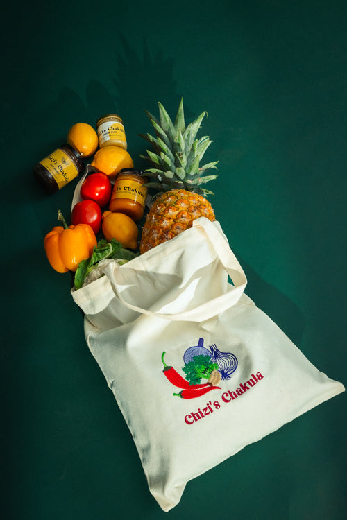 Embroidered Tote Bag