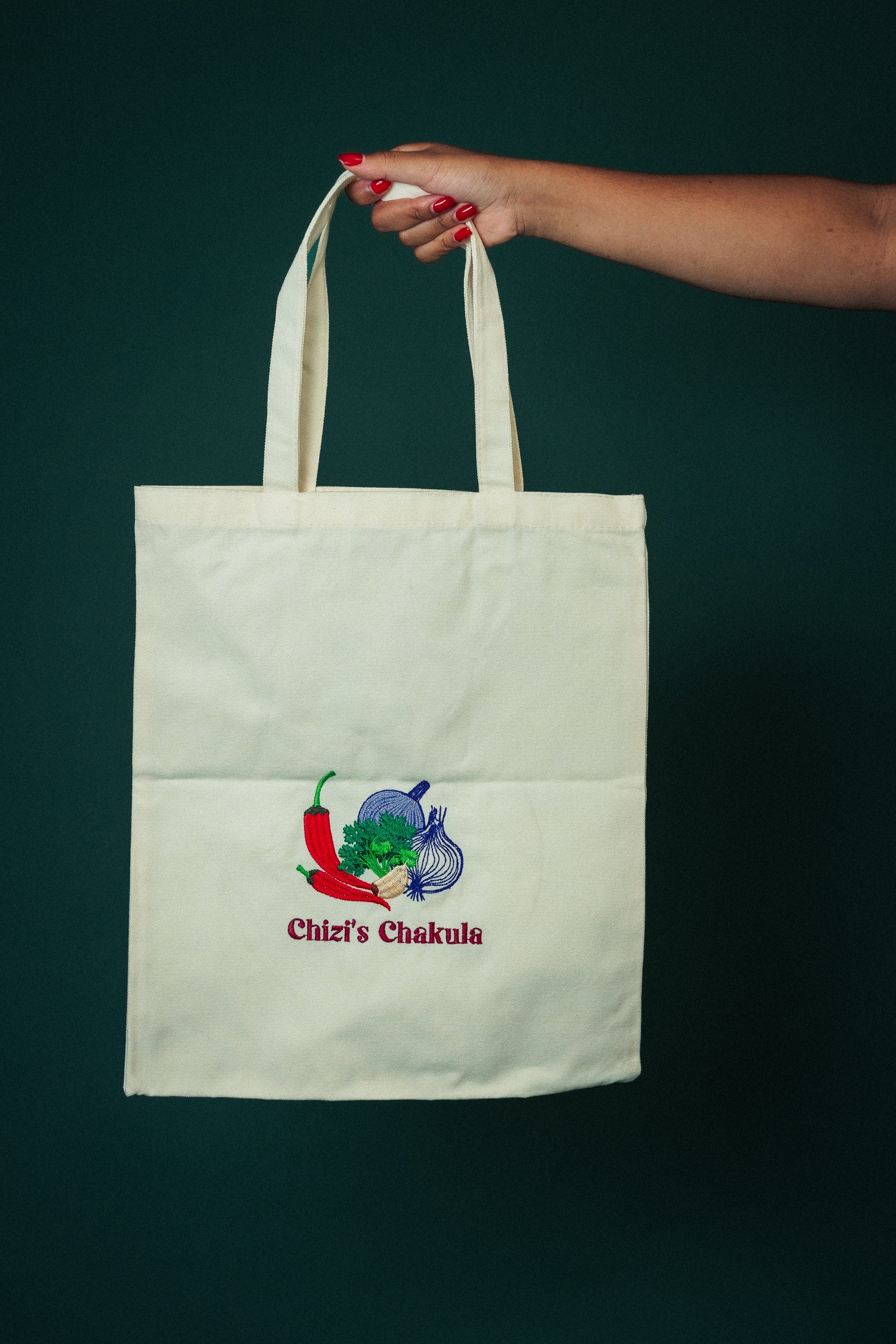 Embroidered Tote Bag